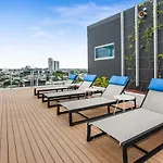 Slick Valley Pad With Balcony And Rooftop Pool