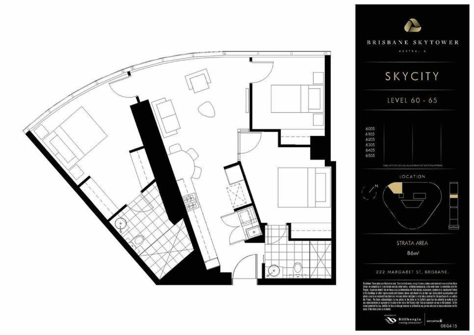 Amazing Views 60th Level Skytower 3 Bedrooms Apartment Brisbane