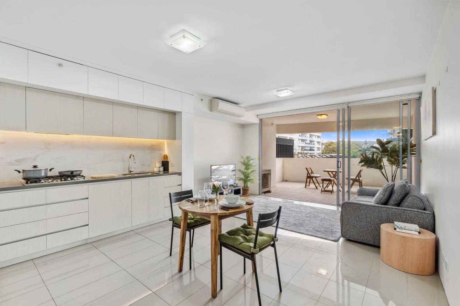 Apartamento Modern Riverside Oasis - Gym Pool Wifi & Parking *