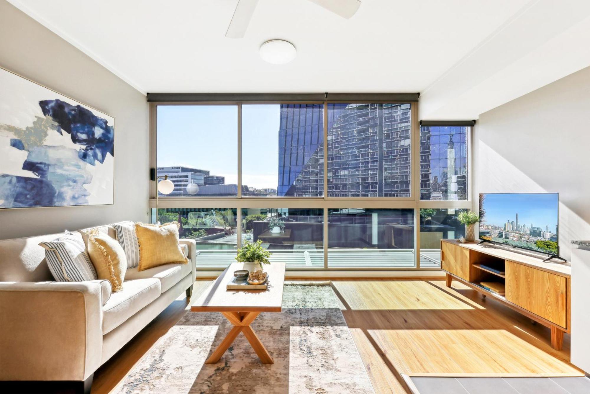 Apartamento Elegant Inner-city 1-bed With Rooftop Dining Brisbane