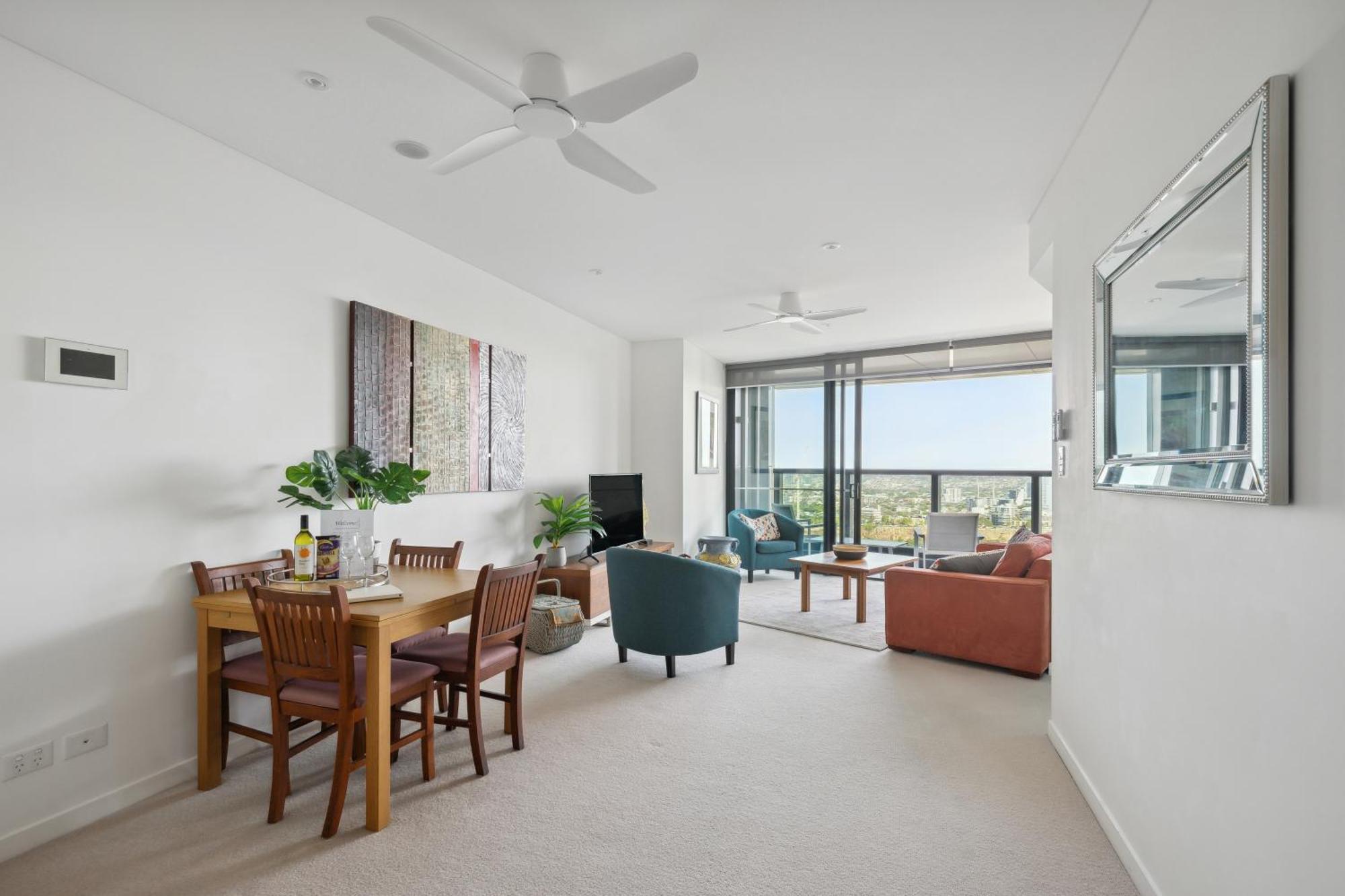 Balcony With Gardens&river Views By Stylish Apartment