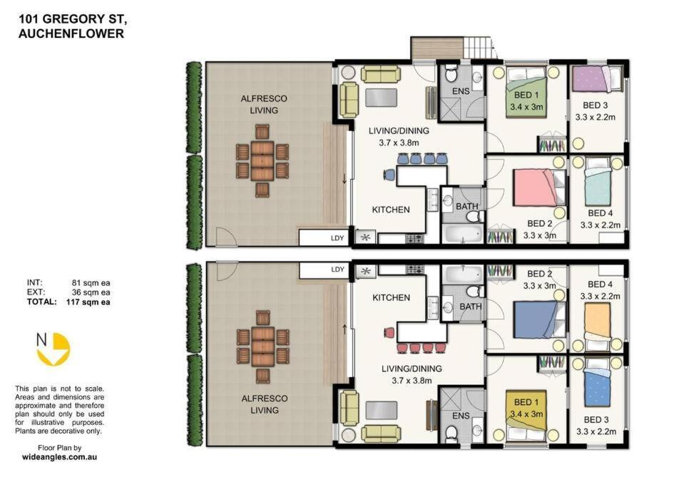 Milton Mews Red Townhouse - Auchenflower, Pets * Brisbane