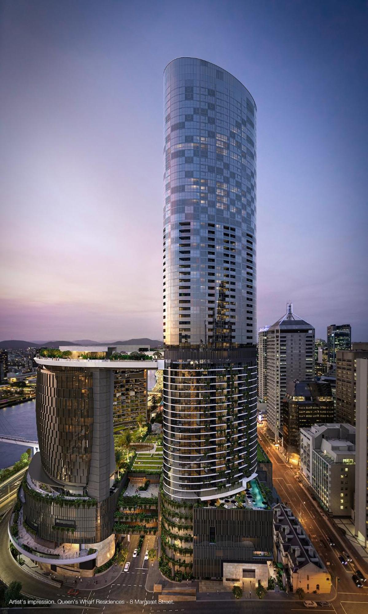 Velvet Dusk - Lv 29 Above The New Star Casino In Bne's New Land Building, Free Carpark Available For Long Bookings Apartment *