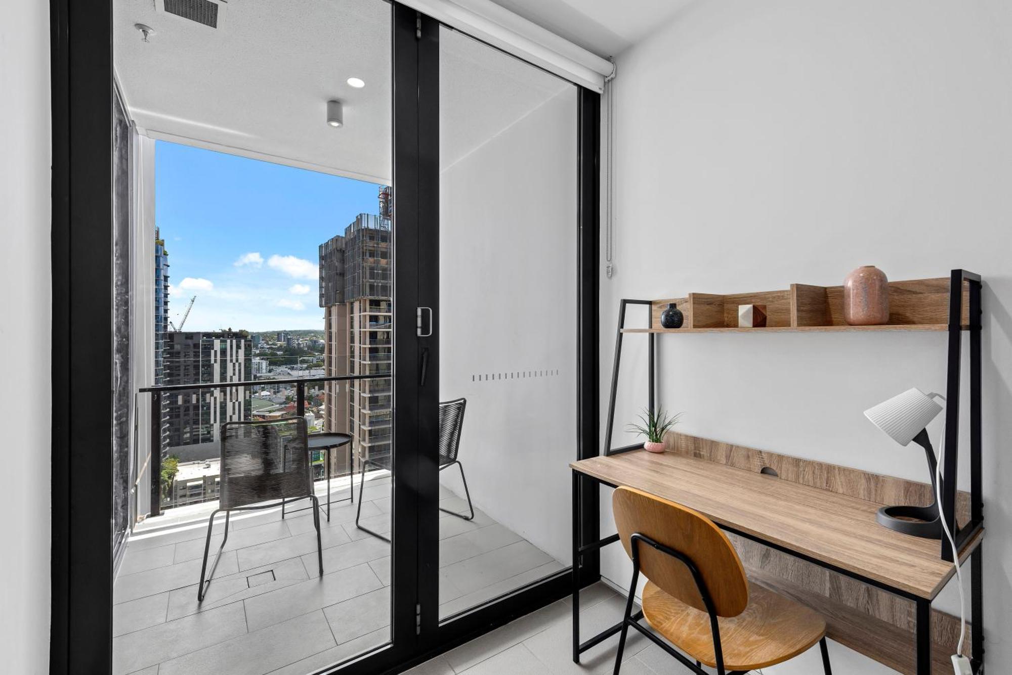 King Bed, Mountain Views & Southbank Location Apartamento