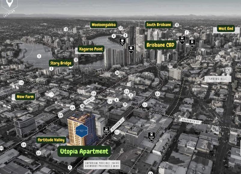 Heart Of The Valley Chic High Level 2br Apartment Brisbane