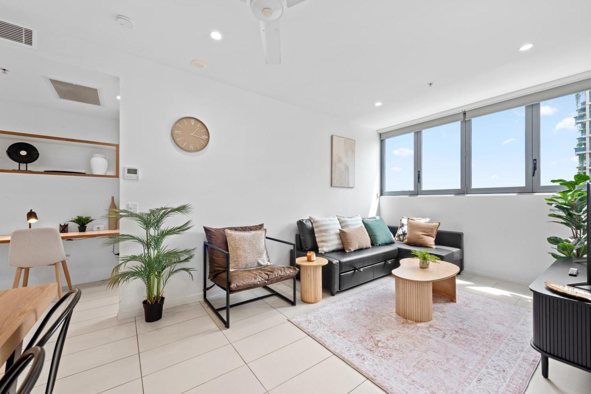 Apartamento Bright And Cozy 2br With King Bed, Parking & Wi-fi Brisbane