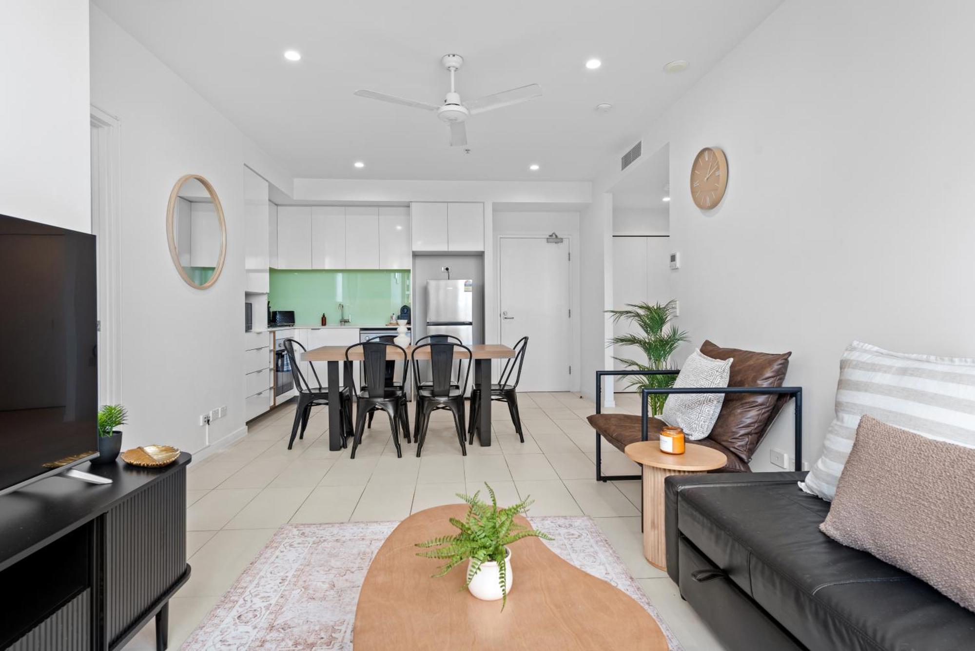 Apartamento Bright And Cozy 2br With King Bed, Parking & Wi-fi Brisbane